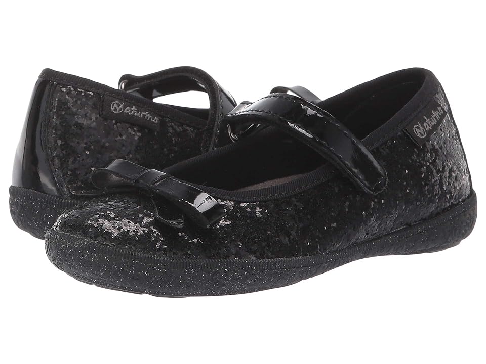 

Naturino Pretty (Toddler/Little Kid/Big Kid) (Black Glitter) Girl's Shoes