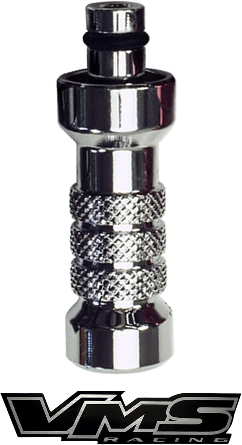 VMS Racing CHROME Engine Oil DIPSTICK HANDLE in Billet Aluminum for LS1 5.7L V8 GM Engines