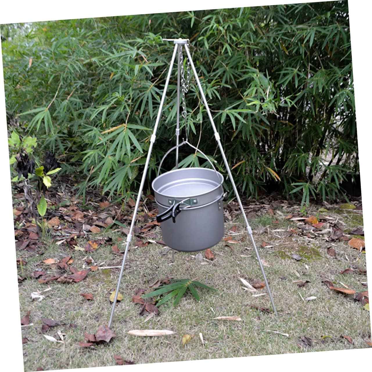 1set Portable Outdoor Camping Cookware for People Lightweight Non-stick Cooking Pots and Pans for Hiking Backpacking and Picnics