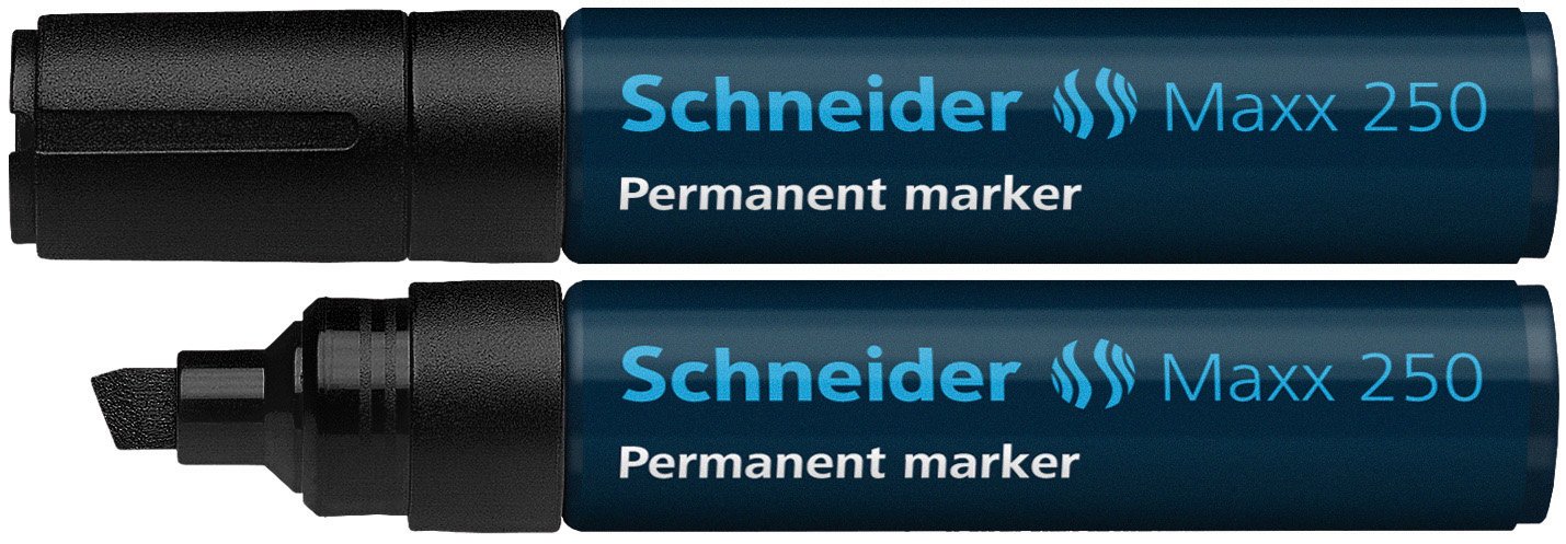 Schneider Maxx Pen Permanent Marker 250 Refillable 2–7 MM-Black
