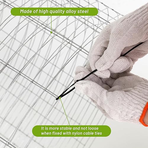 Miniatura 3 de Zonon Valla de granja de 40 pulgadas x 100 pies para caballo, ciervo y cerdo, valla de alambre soldado galvanizado, valla de pollo, valla de conejo,