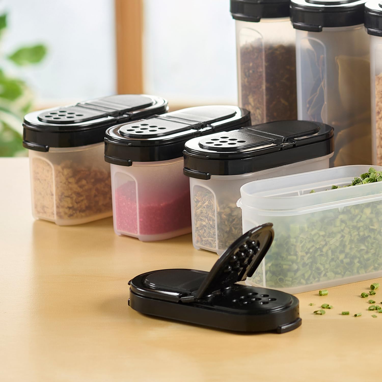 Amazon.com: Tupperware Small Spice Shakers, Set of 4, Keeps Dry