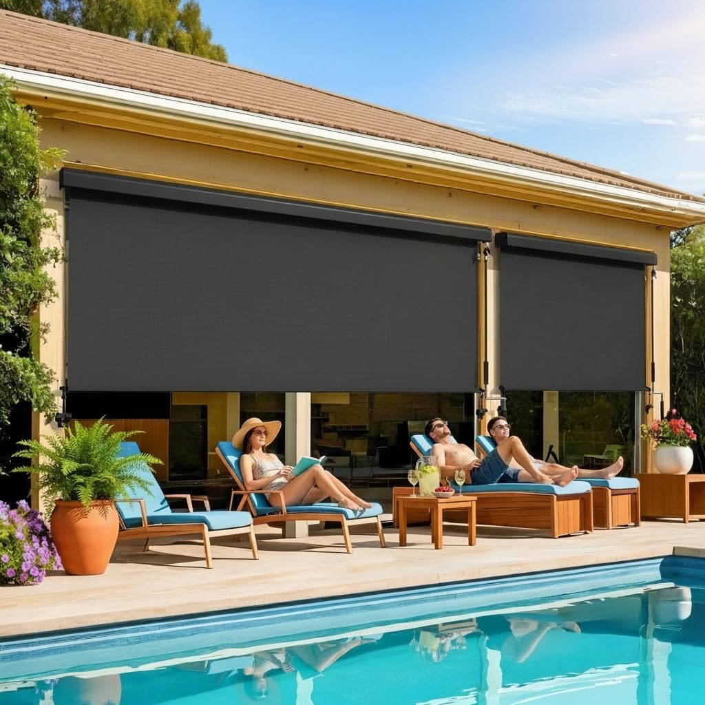 Integrated Outdoor Roller Shade
