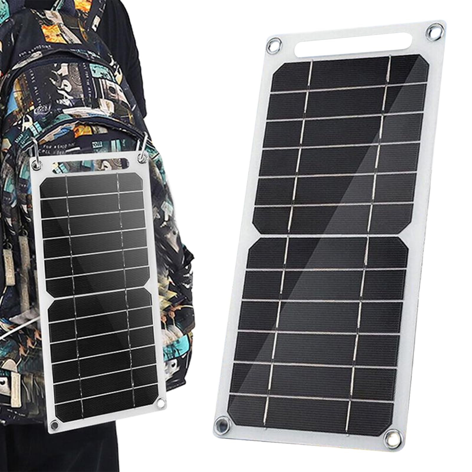 Panneau solaire USB portable pour charger vos appareils sans électricité en bivouac outdoor