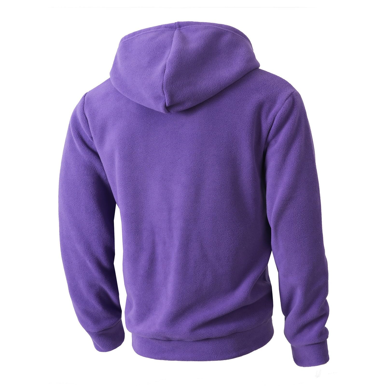 Ropa Anti UV Hombre Sudadera con Capucha Y Cremallera De Un para Hombre, Forro, Manga Larga, Estilo Oversize, Cálida, Bolsillo. Sudaderas Azul (Purple, XXL) Moto Protecciones Artículos