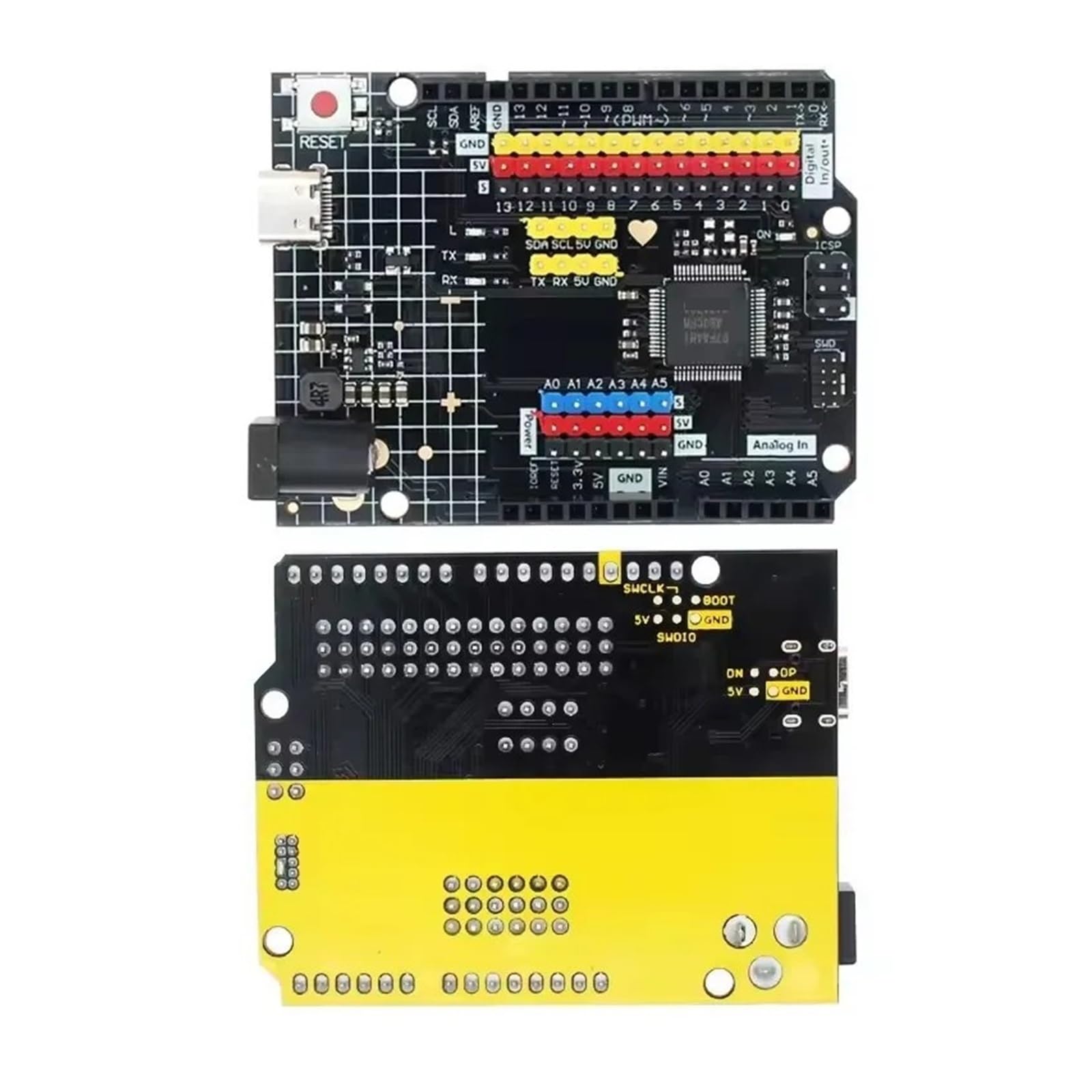 Scheda di sviluppo UNO R4 Modulo microcontrollore Programmazione Scheda madre controller di apprendimento for progetti fai-da-te(UNO R4 Minima)