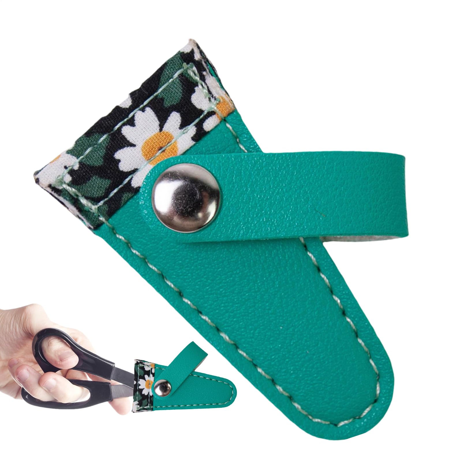 6 Pcs Leather Scissor Tip Covers - Safety Sheath Protectors For Sewing Embroidery Crafts