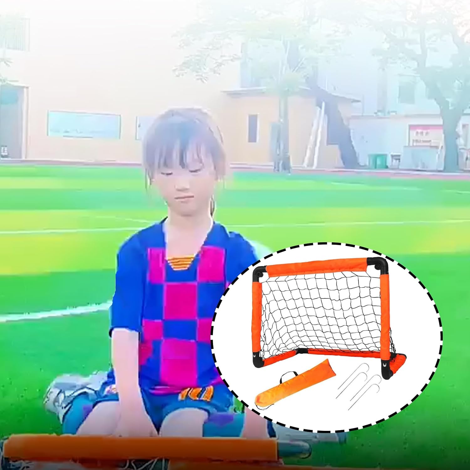 Sports Backyard Soccer Goal Foldable Portable Net Training Equipment Goal Portable Ball Net Small Foldable Goals