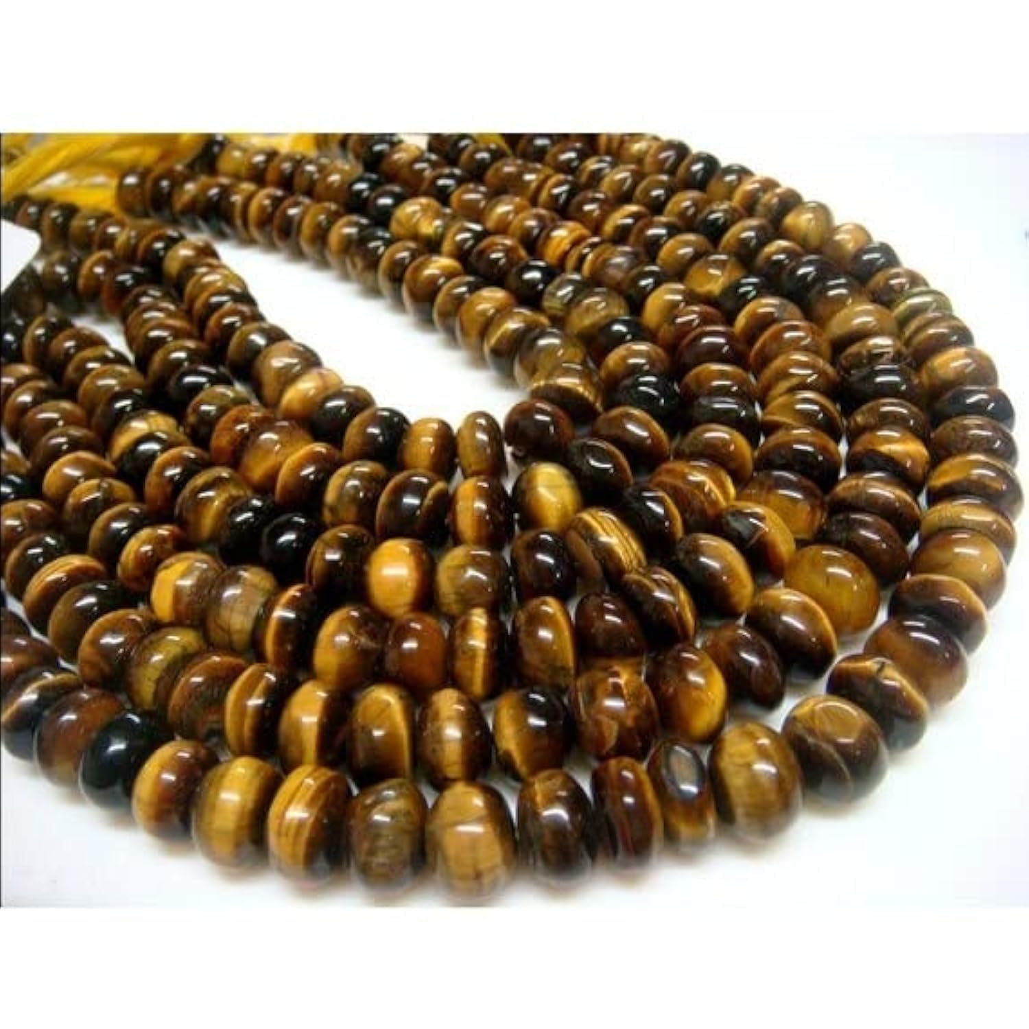 Œil de tigre rondelles 11mm pour créer vos bracelets bien-être et bijoux bohèmes