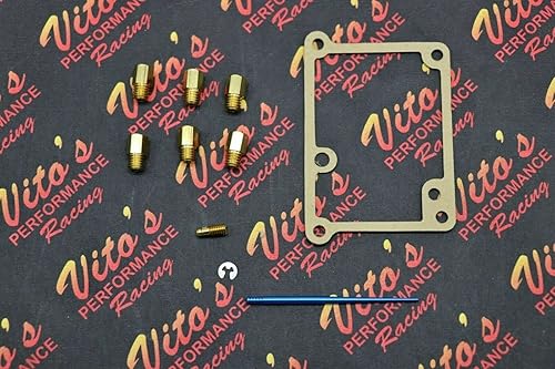 Miniatura 2 de VITO's se adapta a Yamaha Blaster FULL JET KIT - 6 jets principales - piloto - Aguja AZUL de VITO