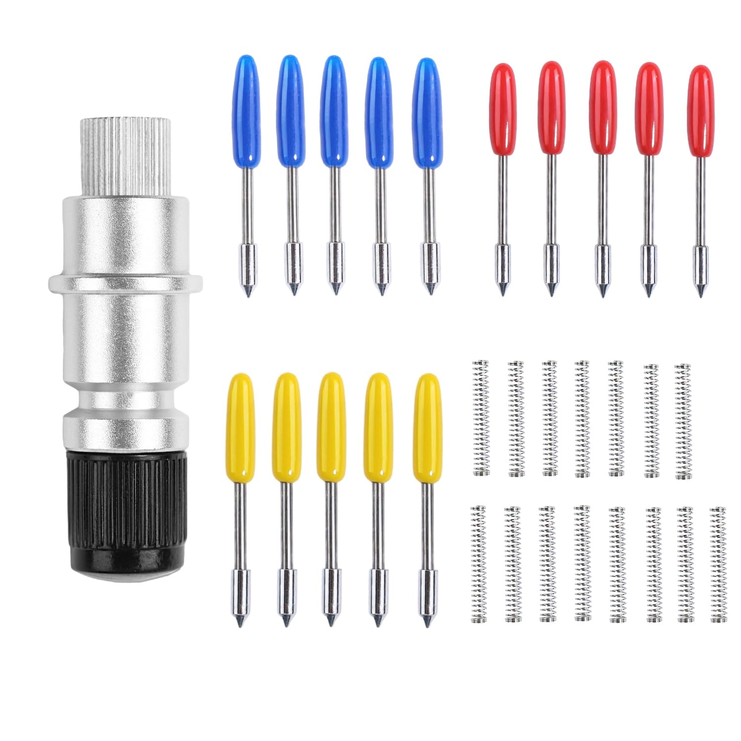 CB09 CB09U Graphtec Blade Holder Base with 15pcs (30/45/ 60 Degree) Graphtec Blade Vinyl Cutter Plotter Cutting Blades Silhouette Cameo