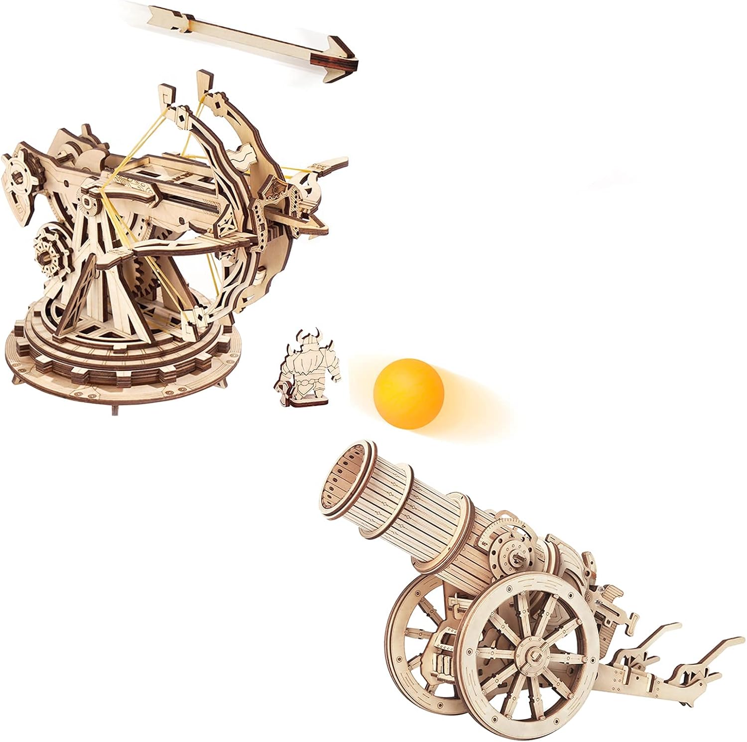 ROBOTIME 3D Wooden Puzzles Toys DIY Model Kit for Adults