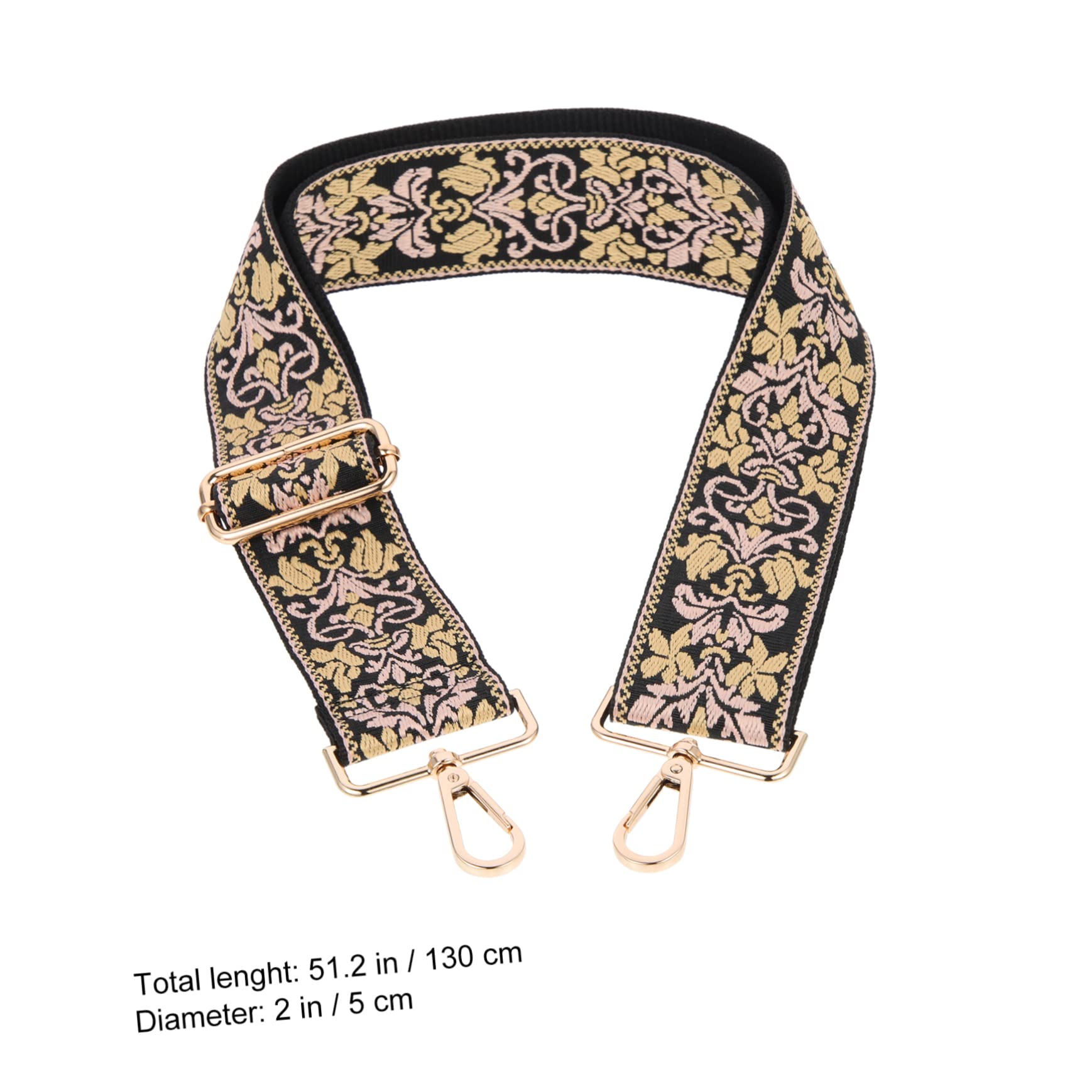 HOMSFOU 2 Stück Verstellbarer Schultergurt für Handtaschen Ethno Design Riemen für Umhängetaschen für Taschen Handtaschen Crossbody Bags Strapazierfähiger Canvas Riemen