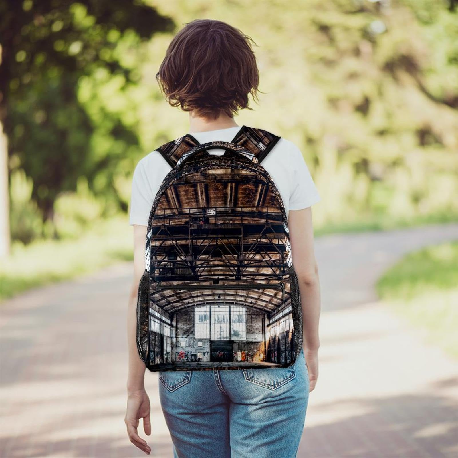 Zaino scolastico per uomini e donne, borsa da viaggio per computer portatile, zaino leggero per università, zaino casual per libri