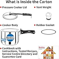 Vista 12 de Hawkins B33 - Olla a presión de acero inoxidable, pequeña, color plateado