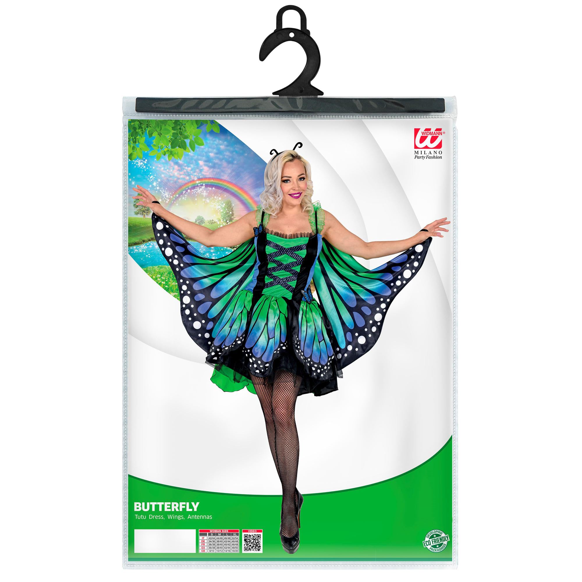 W WIDMANN MILANO Party Fashion - Costume da farfalla da donna