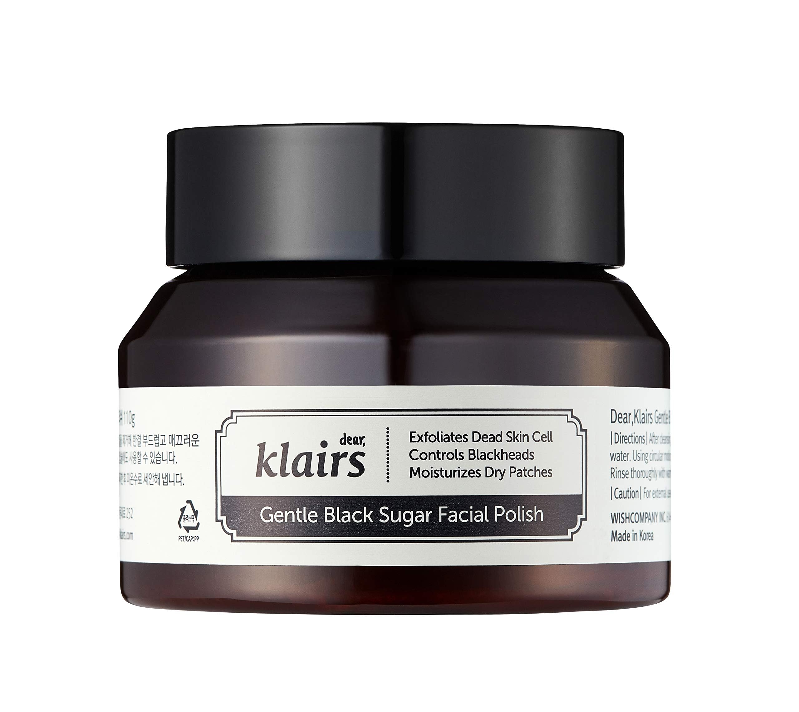 Dear Klairs Smooth Black Sugar Face Polish 3.8 oz