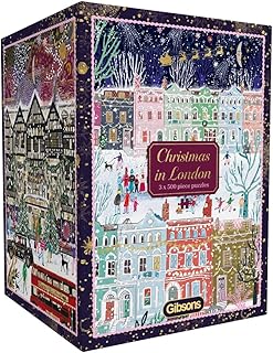 19 Christmas Family Activities That Will Create Lasting Memories (Don't Skip #11!) 557 Gibsons Christmas in London 3 x 500 Piece Jigsaw Puzzle Set for Adults –...