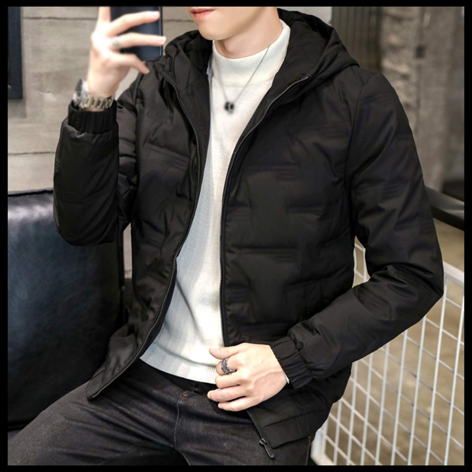 BFSWL Veste De Pluie Imperméable Respirante Homme - Veste Coupe-Vent Légère Softshell Extérieur - Camping Randonnée Pêche