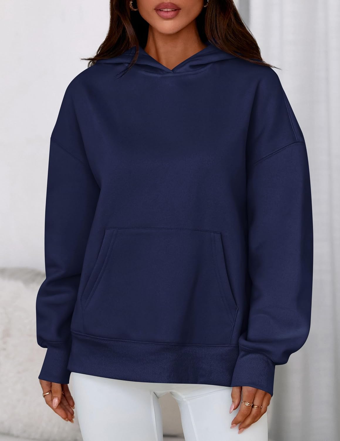 PRETTYGARDEN Womens Oversized Hoodies Fleece Sweatshirts Fall Fashion 2026 Long Sleeve Pullover Tops Y2k Winter Clothes - Image 6