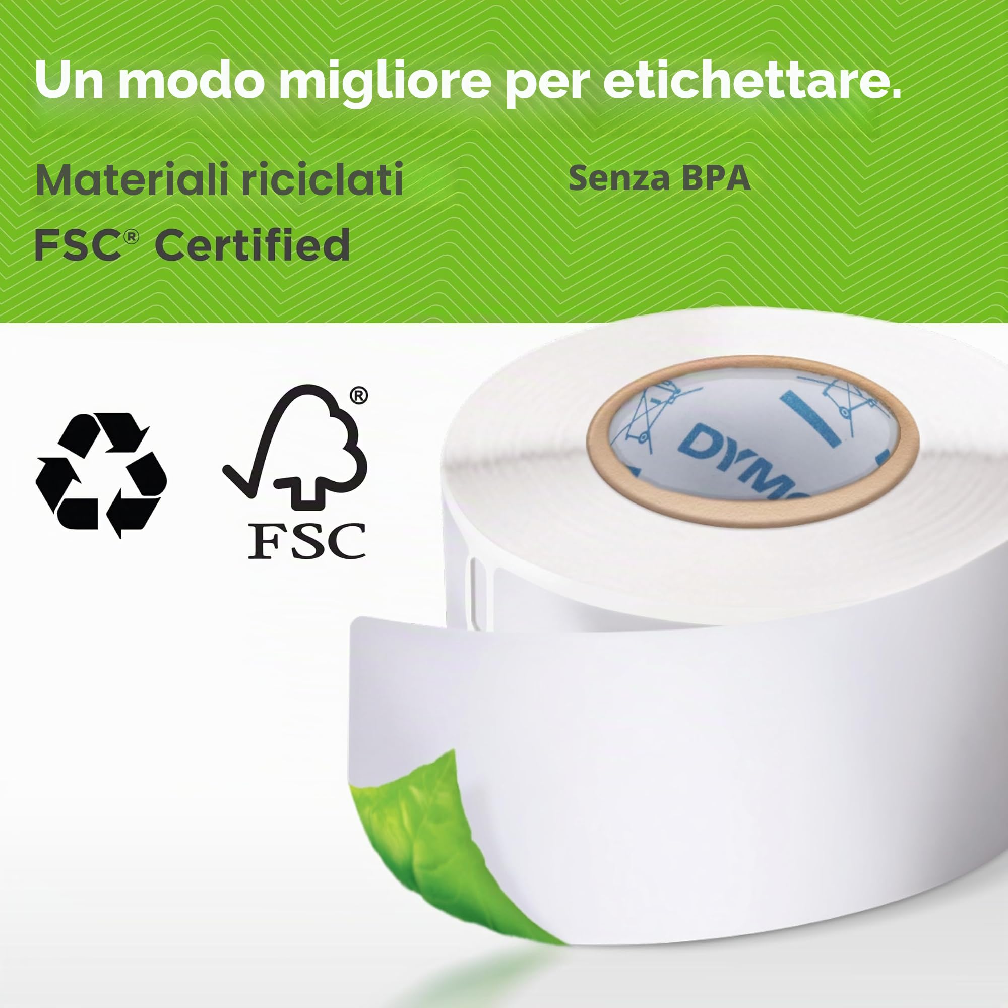 DYMO Stampante per etichette LabelWriter serie 550 con compatibilità con etichette Dymo Riconoscimento automatico Stampa termica diretta ottimizzata a basso spreco e imballaggi senza plastica