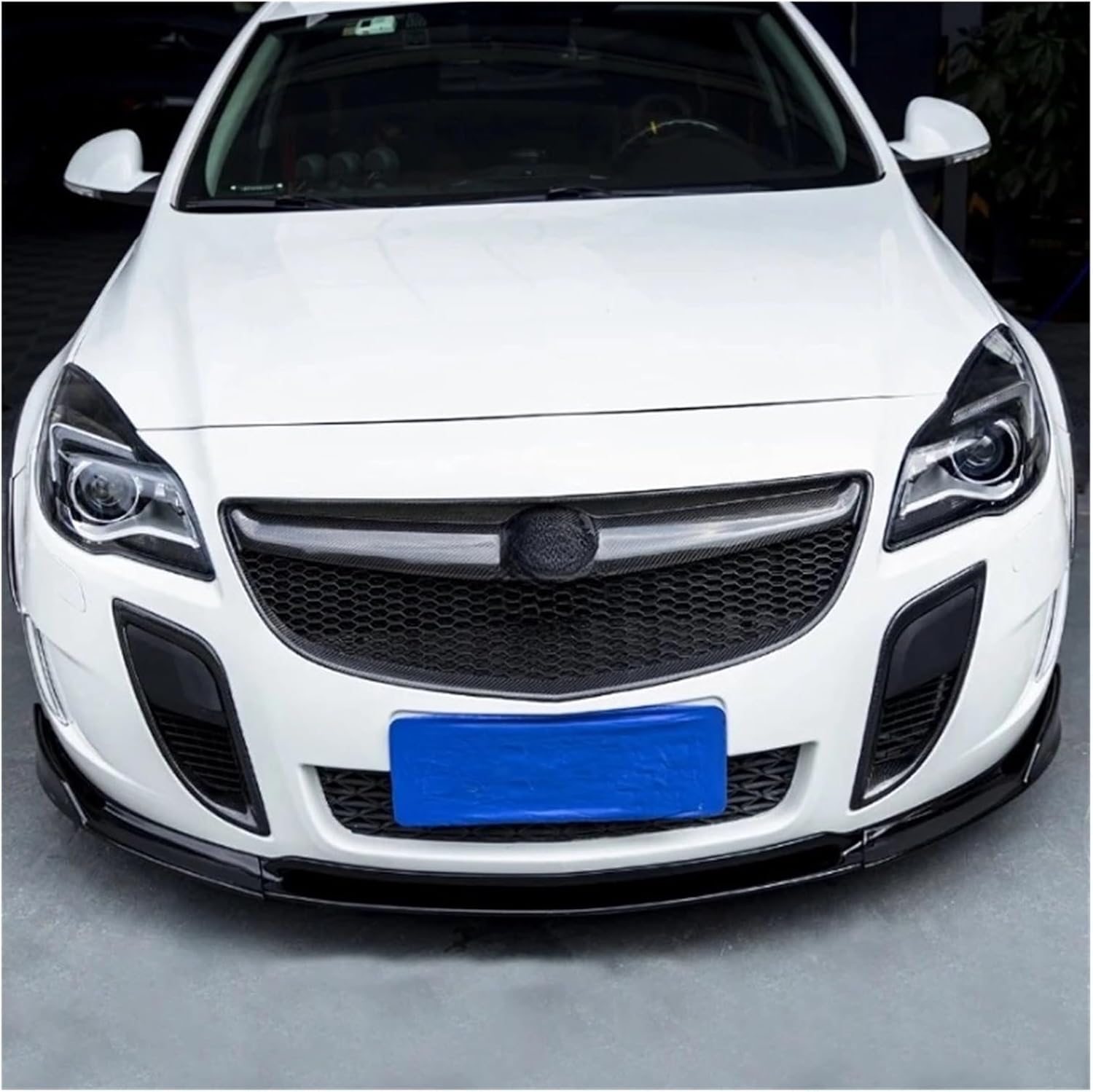 Compatible for Buick Regal Gs Opel Front Lip Bumper Segmented Front Shovel Surrounded Car Modification Accessories(Black)