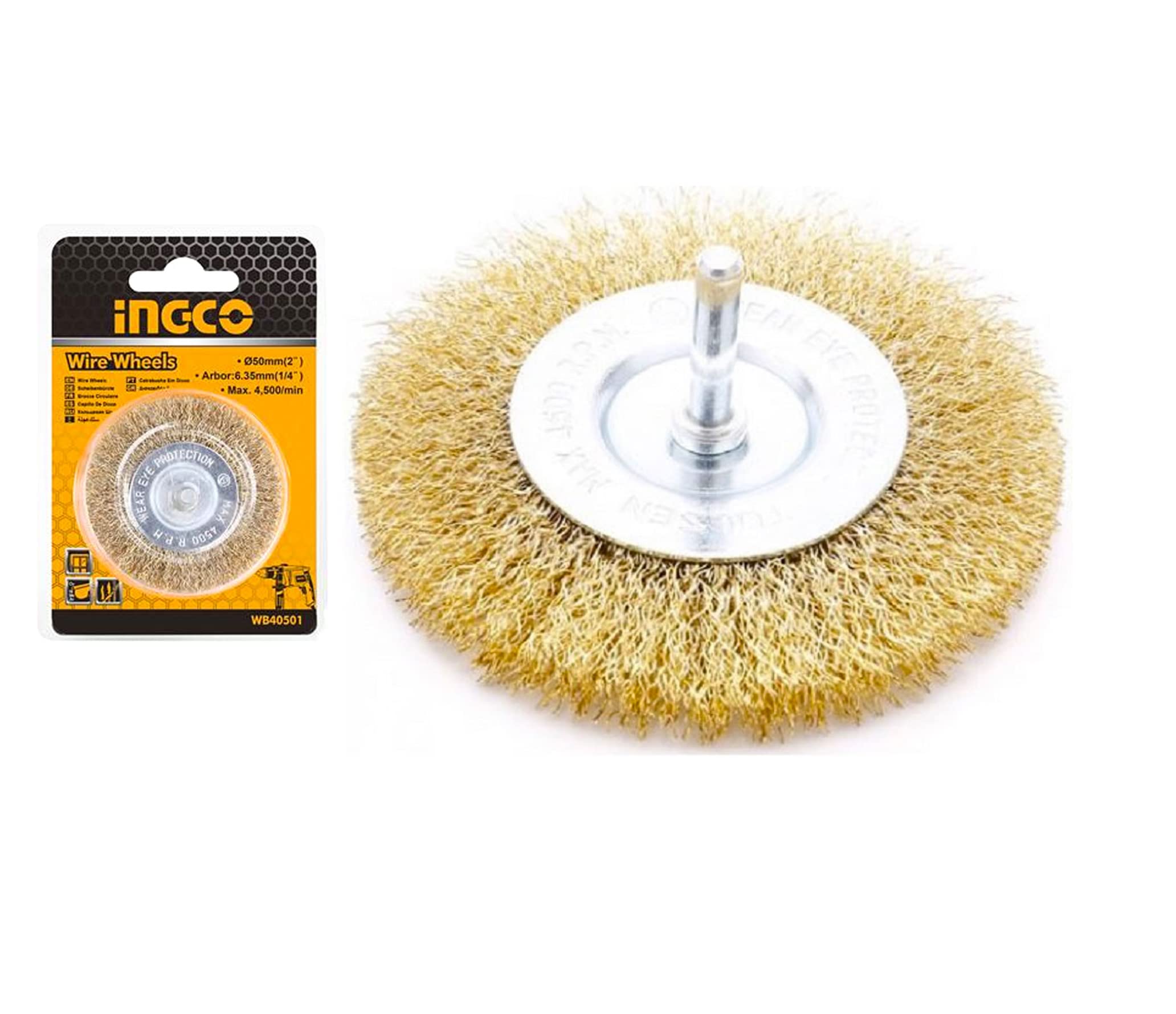GSK Cut® 75mm Brass Wire Wheel Brush suitable for deburring, edge honing, descaling paint stripping with ¼ inch shank (B0C3ZVXP6P) Amazon Price History, Amazon Price Tracker