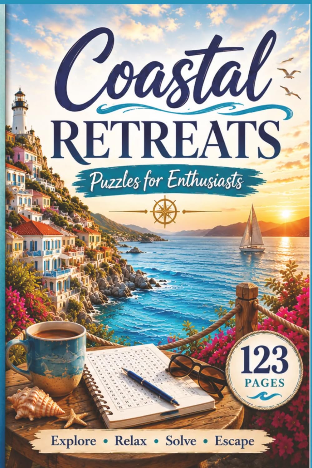 Coastal Retreats Puzzles for Enthusiasts: 60 Large Print Word Search Puzzles for Travelers and Geography Buffs - Explore Seaside Destinations, ... The Ultimate World Travel Word Hunt)