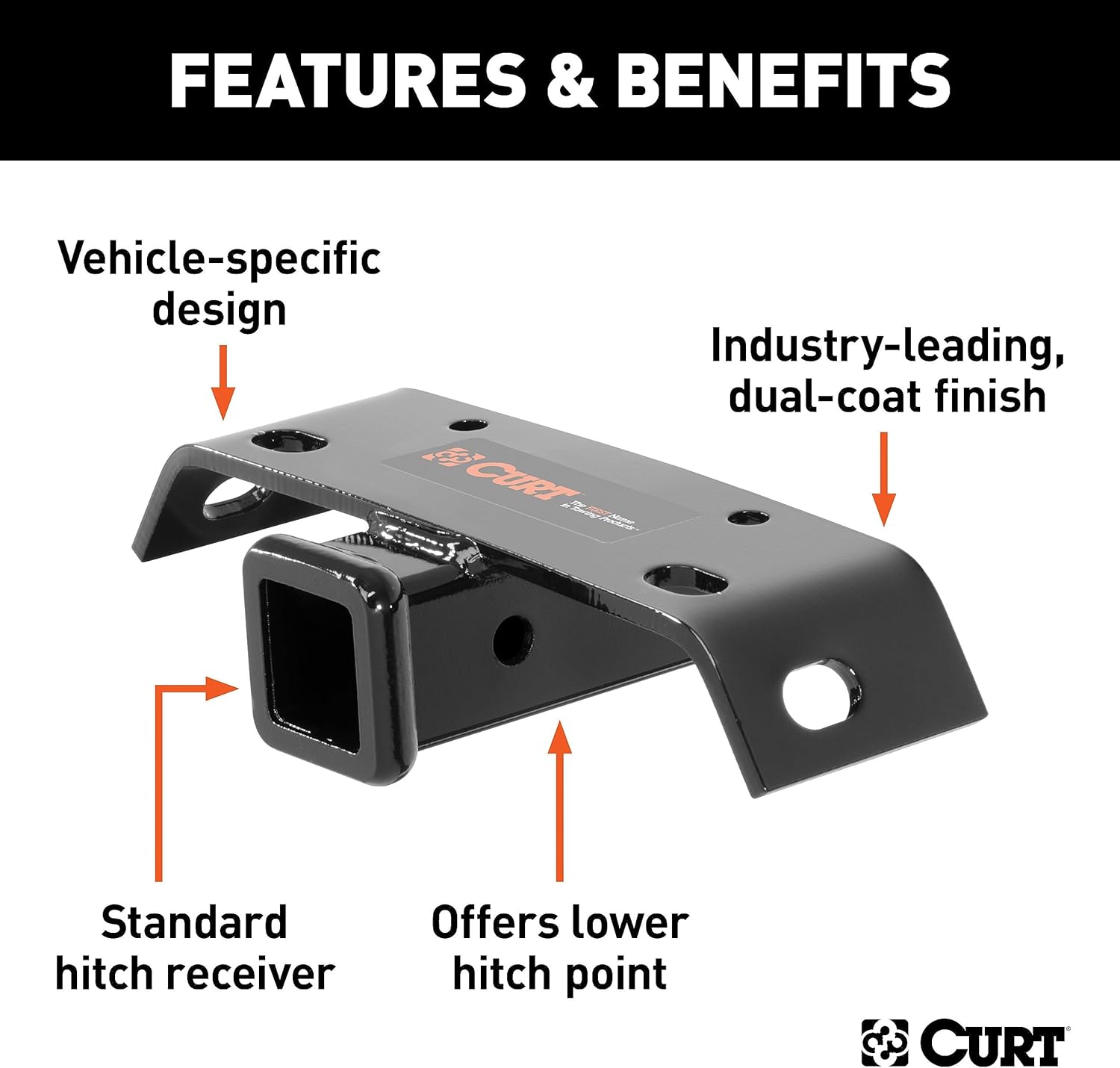 Curt Manufacturing 19030 2 in X 2 in Receiver Hitch