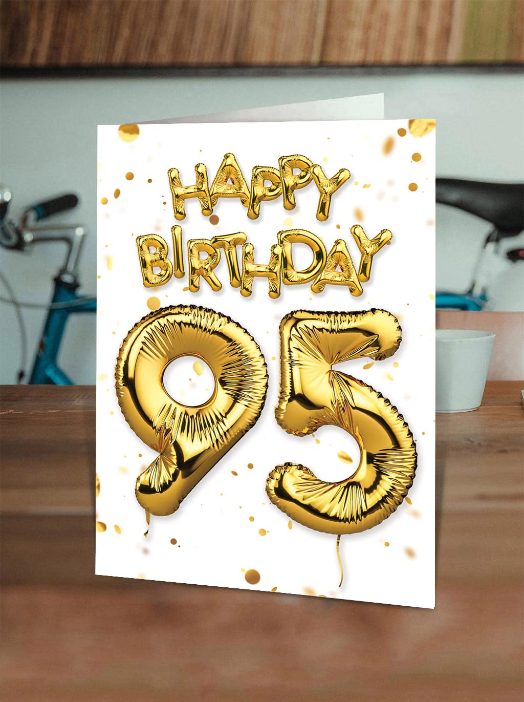 Brainbox Candy Geburtstagskarte Zum 80. – Mit Weißgold-Folienballon-Design, 120x170 Mm – Leere Innenseite Für Persönliche Grüße
