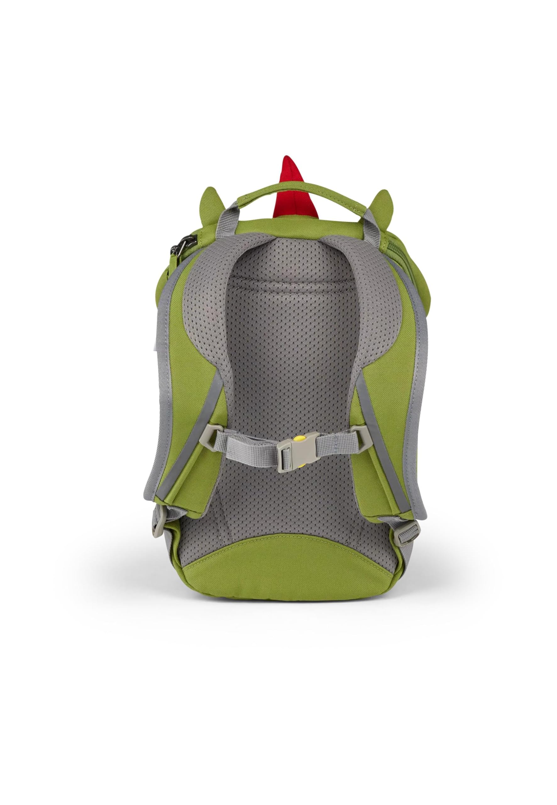 Affenzahn Kinderrucksack Kleiner Freund Drache - Grün | Ergonomischer Kindergarten-Rucksack für Kinder von 1 bis 3 Jahren mit Reflektoren, Ziehzunge und Namensschild