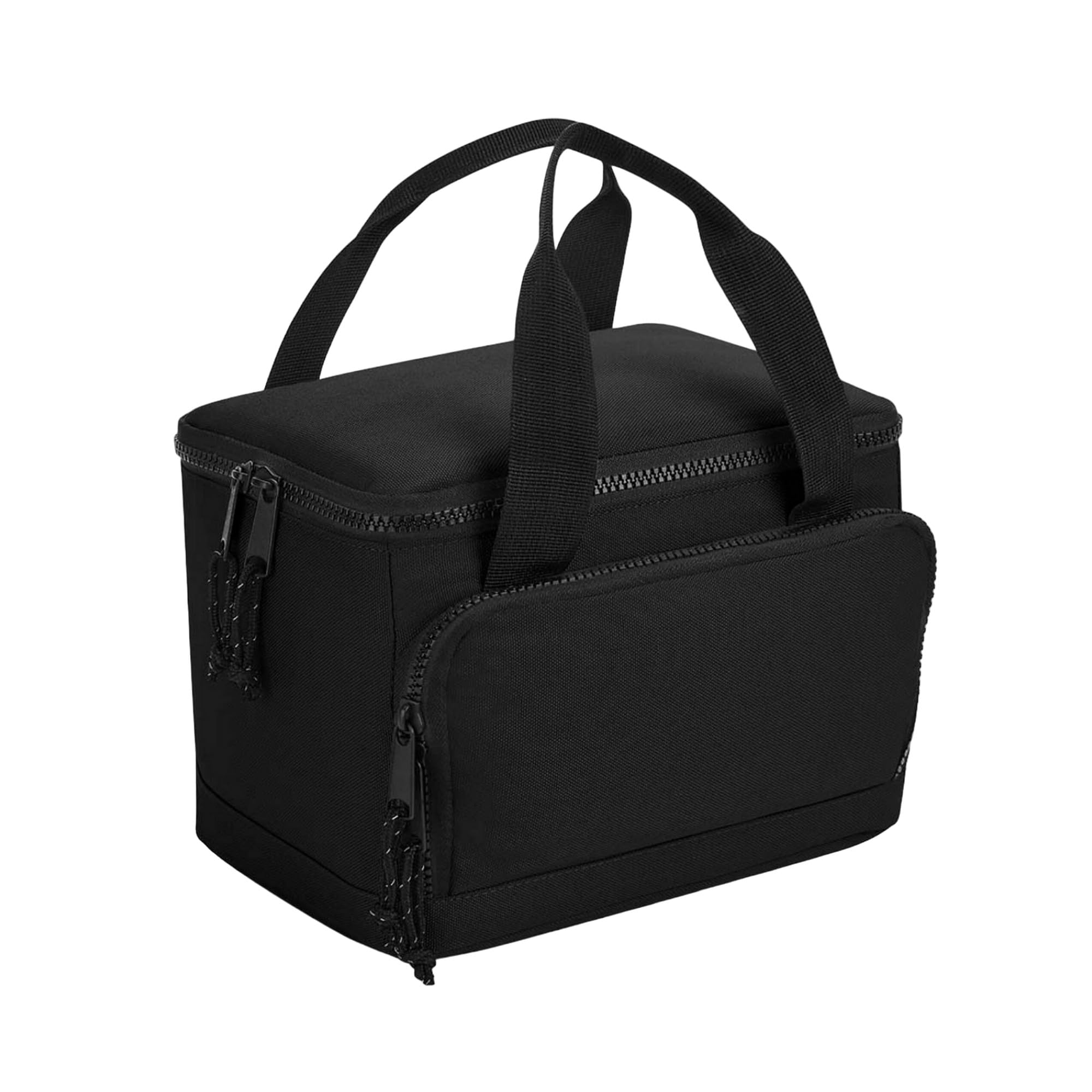BagBase BG288 Mini Cooler Bag - Stylish Adult Lunchbag - Insulated Cool Box, 100% Recycled Polyester - 4L Capacity - Black