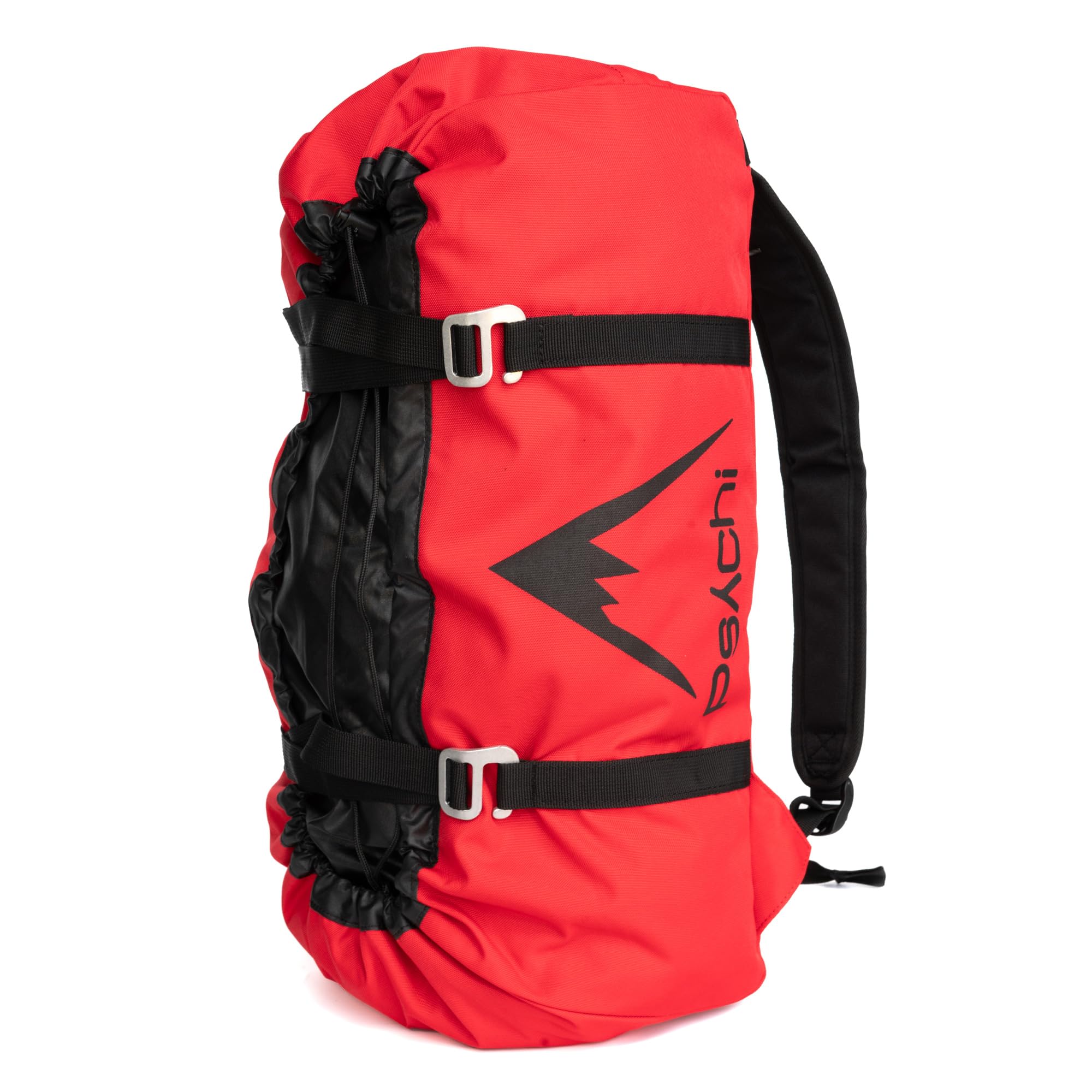 Psychi - Bolsa para Cuerda de Escalada - con Lona para el Suelo, Hebillas y Asas de Transporte