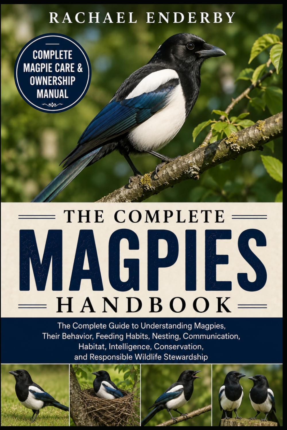 THE COMPLETE MAGPIES HANDBOOK: The Complete Guide to Understanding Magpies, Their Behavior, Feeding Habits, Nesting, Communication, Habitat, ... and Responsible Wildlife Stewardship