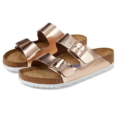 Birkenstock Arizona Soft Footbed Metallic Leather Women