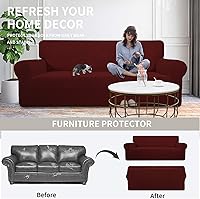 Vista 527 de Easy-Going - Funda elástica para sofá, 1 pieza, protector de muebles, suave, con parte inferior elástica, para niños, tela de jacquard de poliéster