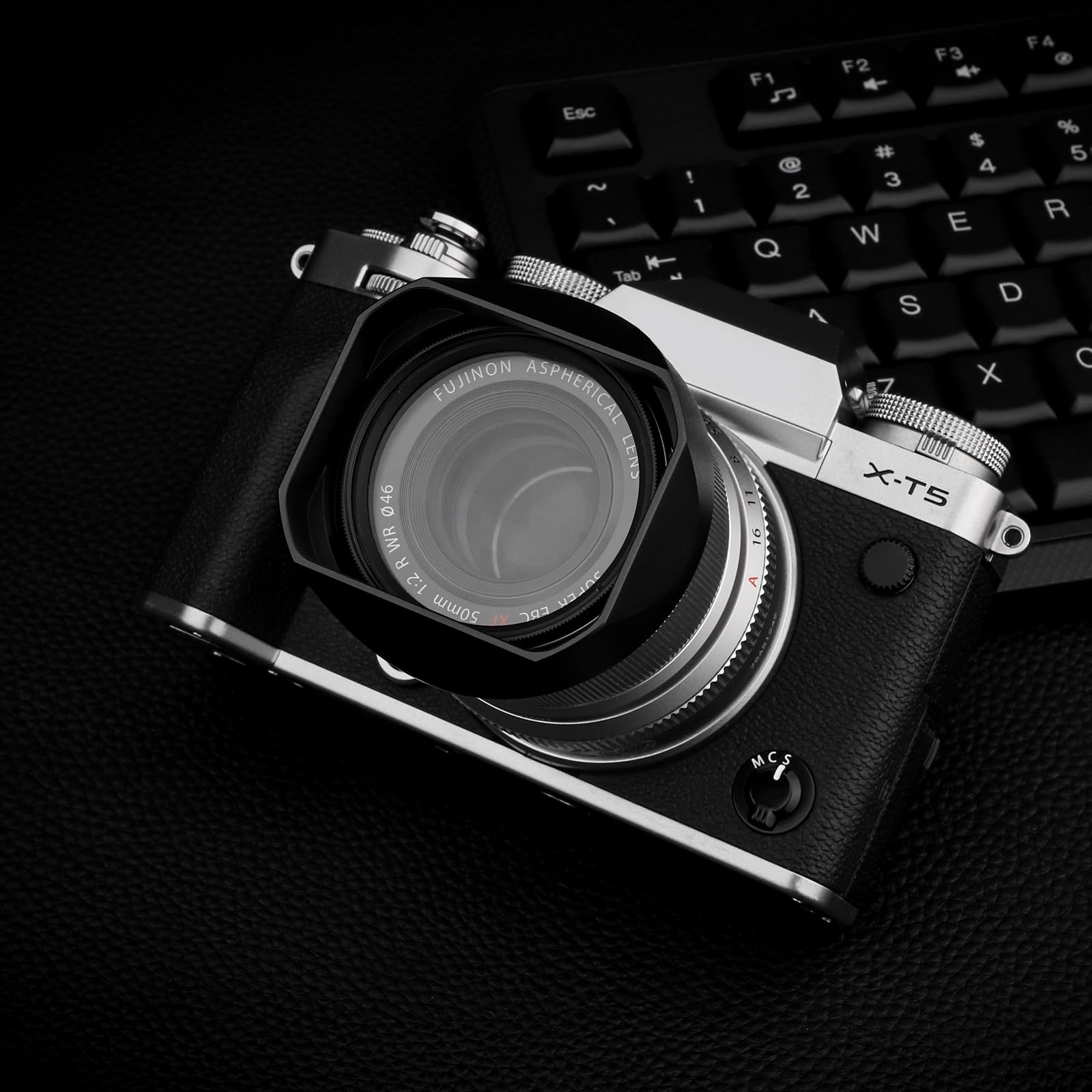 Amazon.com : Haoge LH-X50N Bayonet Square Metal Lens Hood