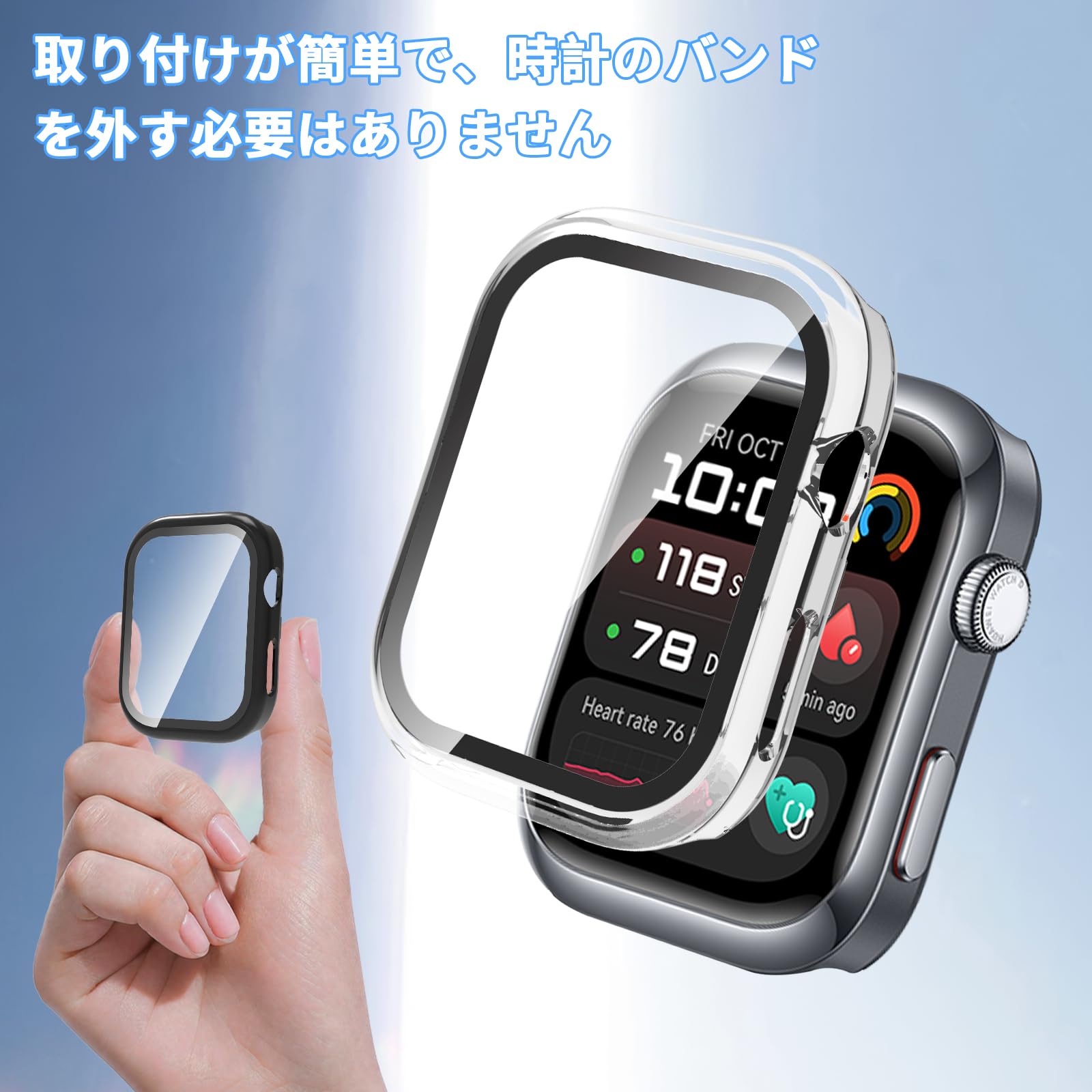 Amazon.co.jp: 【2枚セッ】For HUAWEI WATCH D2 ケース フィルム+PC