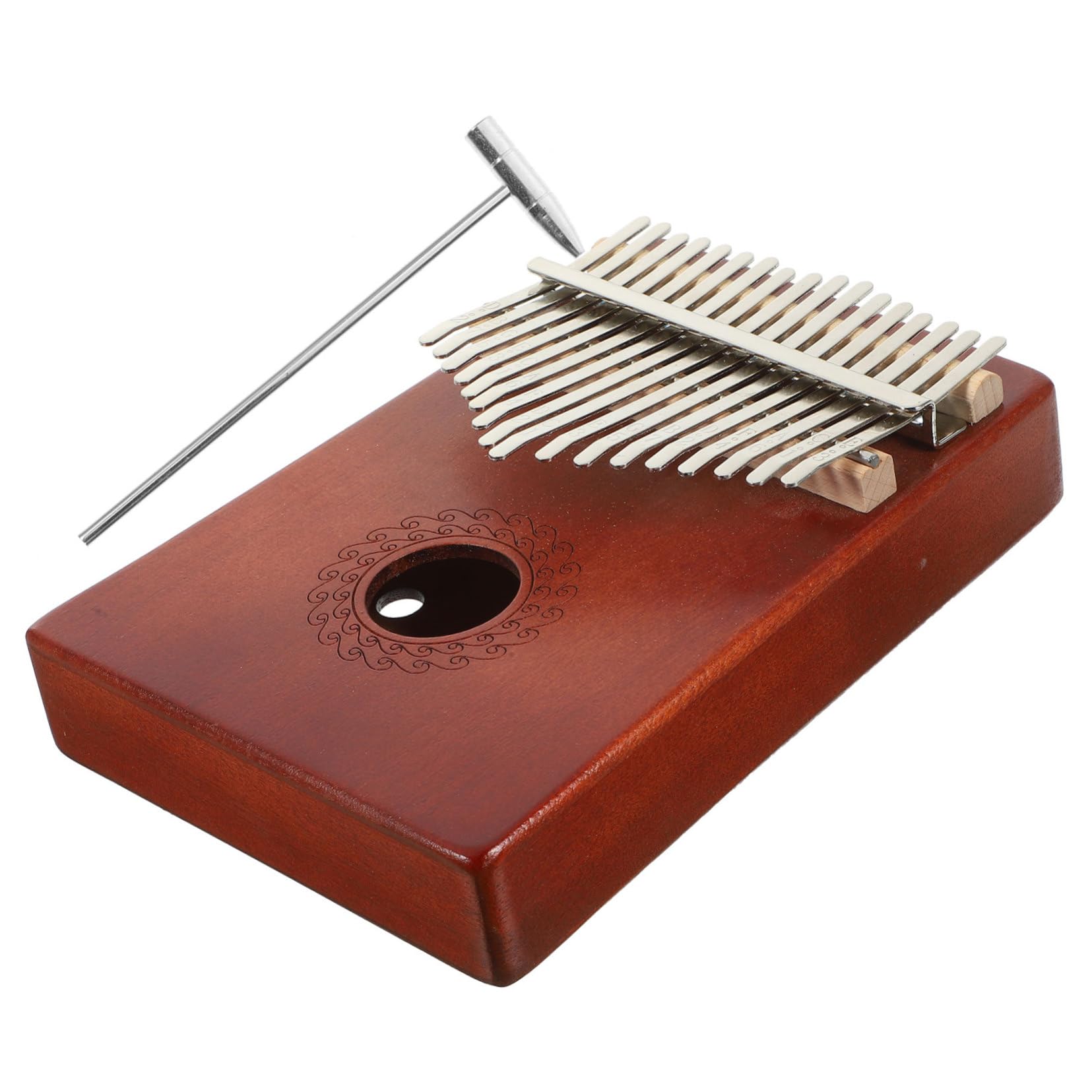 Toyvian 1Set Creative Thumb Kalimba Finger Piano Key Portable Music Instrument for Beginners and Music Lovers Lightweight and Durable Design Musical present for All Ages