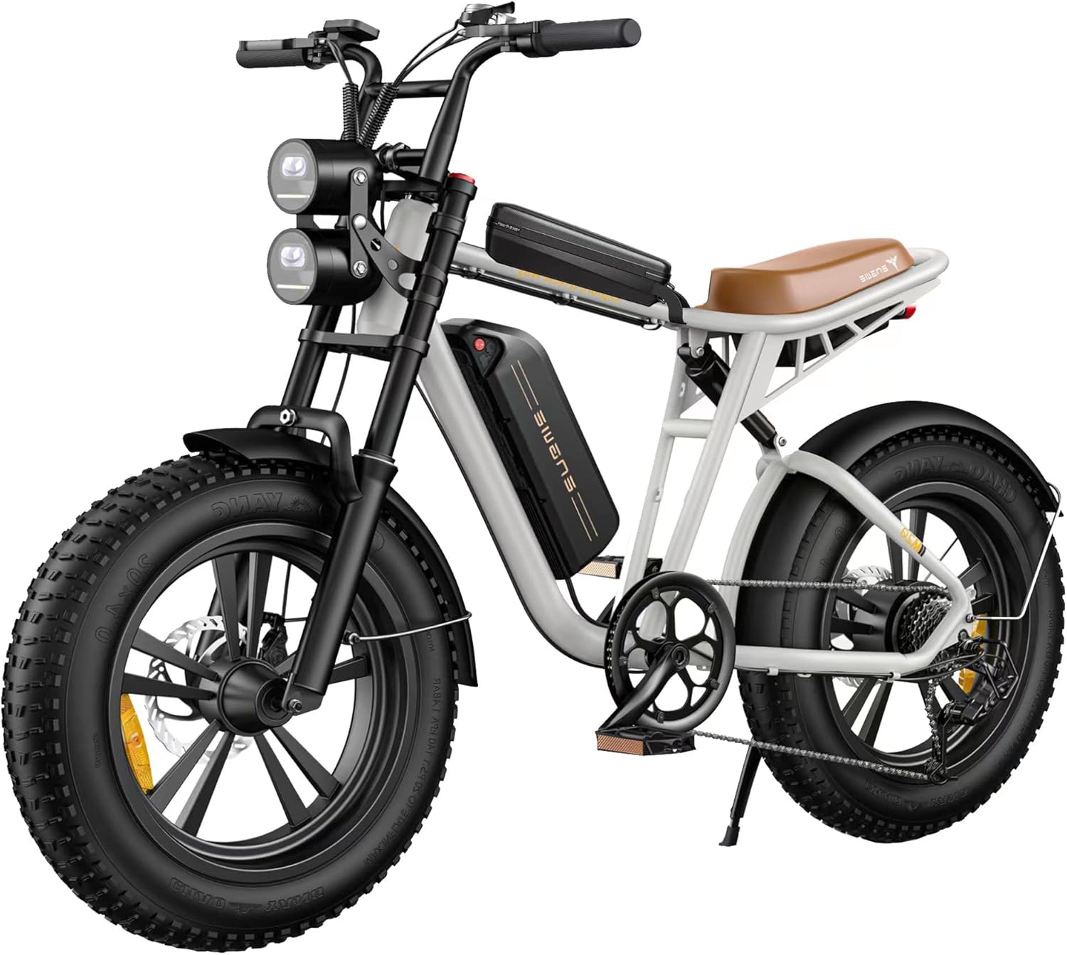 GOLMEZIL ENGWEElectricBike Vintage ElectricMotorcycle ENGWEM20 Peak 1000WEbike