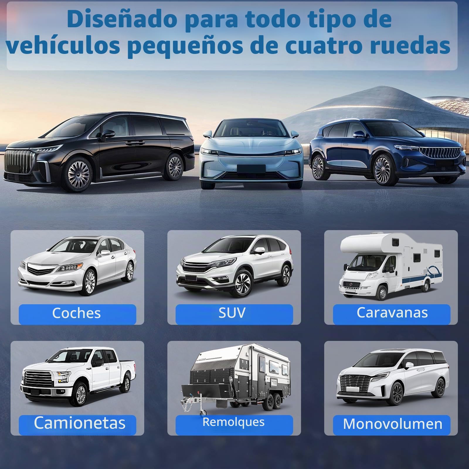 Sistema de Monitoreo de Presión de Neumáticos TPMS 0-199psi, Solar USB, Sensores de Núcleo de Cobre, 6 Modos de Alerta Incluyendo Alerta de Exceso de Velocidad Vehículo Remolque Caravana