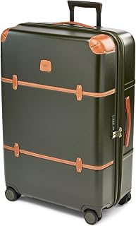 Bellagio 3.0 Spinner Trunk – Luxus-Hartschalengepäck mit großen Rädern, Teleskopgriff, Lederdetails – erweiterbarer Rollkoffer
