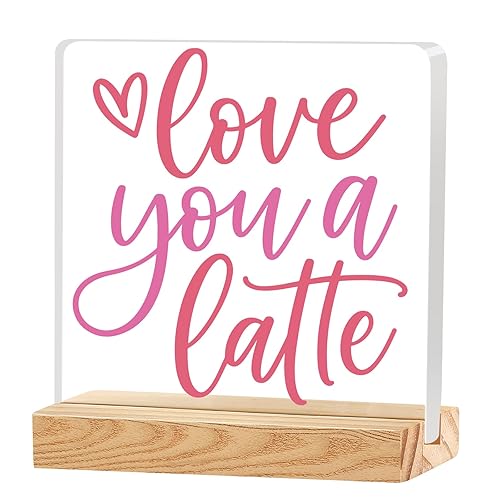 Valentines Coffee Desk Decor, Valentine's Day Gifts for Coffee Lover