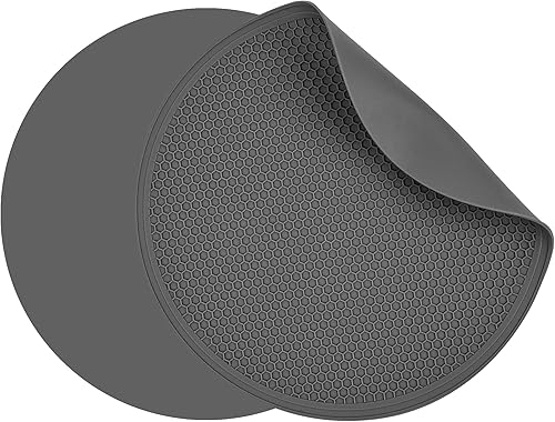 Alfombrilla de silicona para salvamanteles, soportes para ollas, salvamanteles redondos para platos calientes, ollas y sartenes, tapete de cubierta