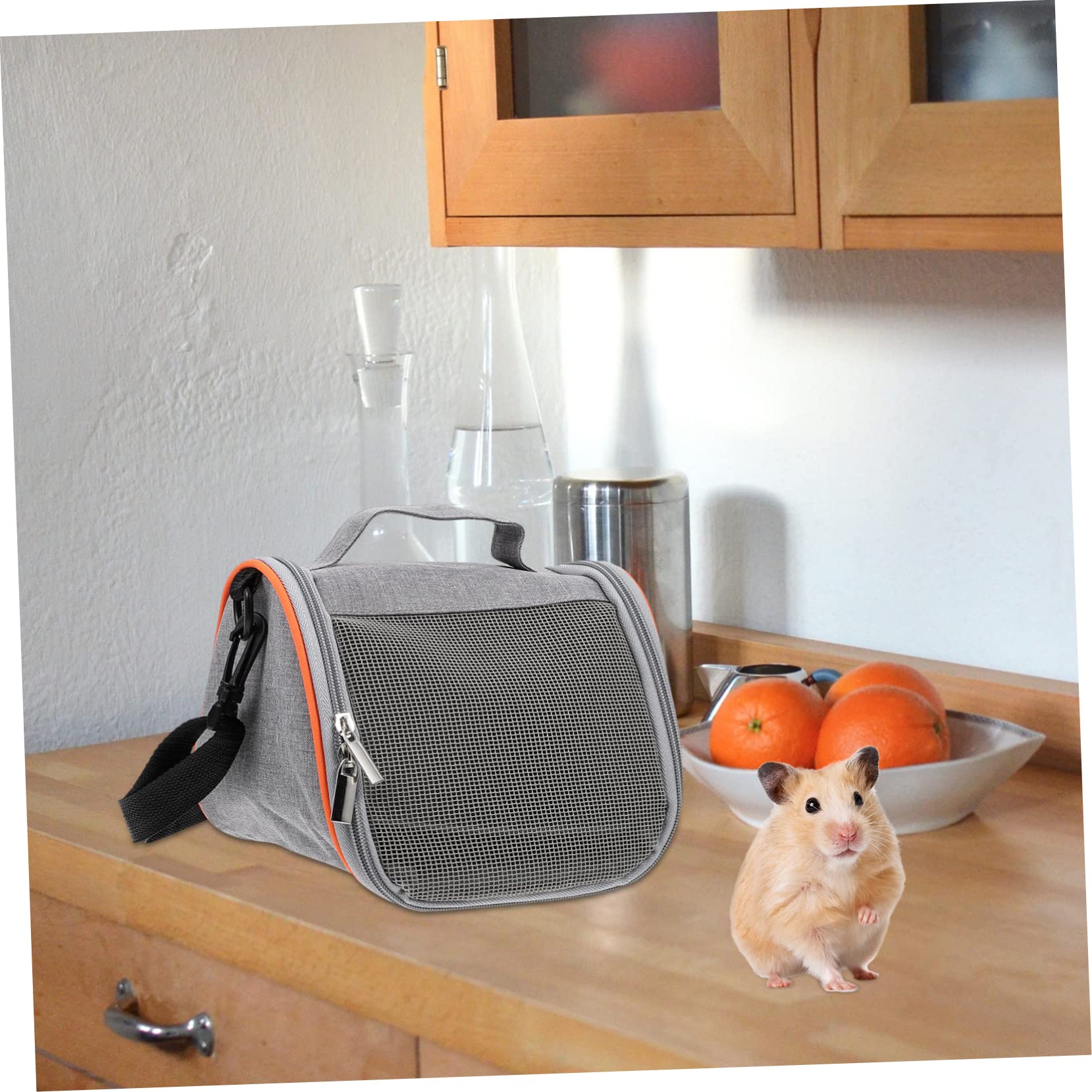 Borsa per Animali Domestici Traspirante Contenitore per Trasporto Cani e Gatti Borsa da Viaggio per Piccoli Animali come Criceti e Furetti
