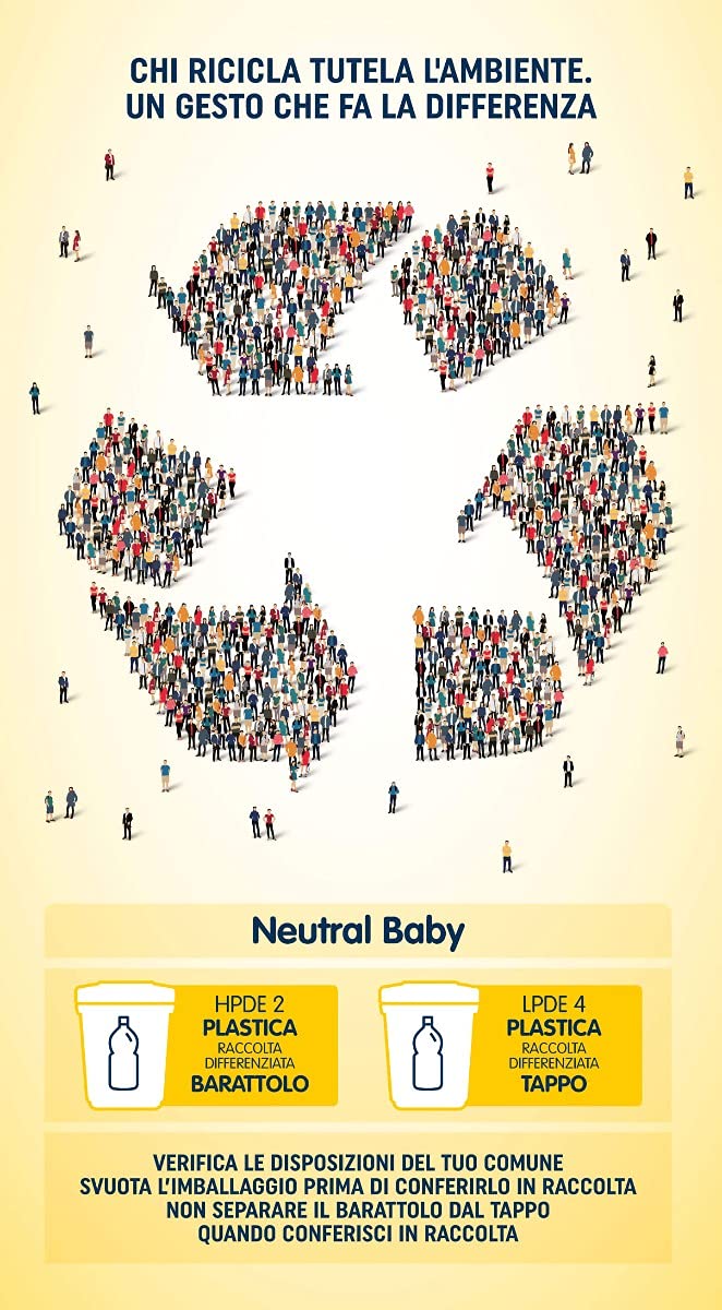 Neutral Baby è Amido di riso in polvere - per un bagnetto SOFFICE E BELLISSIMO. Per la cura e la detersione della pelle delicata e sensibile fin dalla nascita. (Rosa)