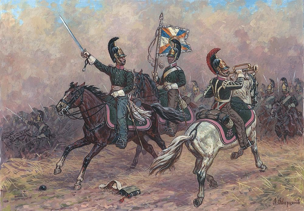 ZVEZDA 6817 Russ Dragoons Command Group 1812-14 Napoleonic 1:72 Figures Model Kit