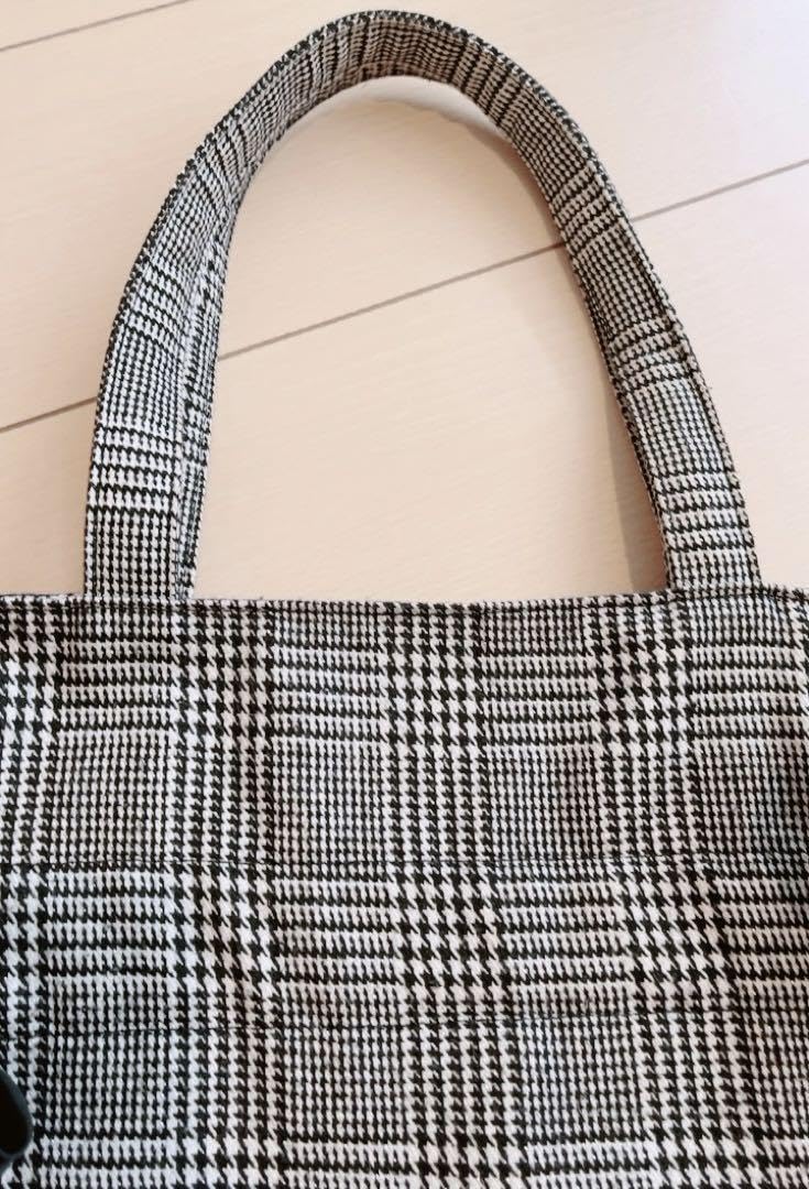 Amazon.co.jp: Maison de FLEUR ダブルリボントートバッグ ギンガム