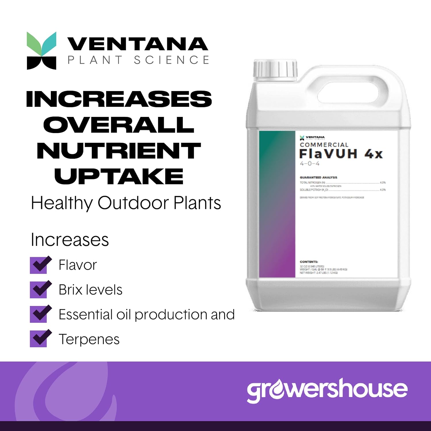 VPS - FlaVUH 4X Concentrate (4-0-4) - 1 Quart