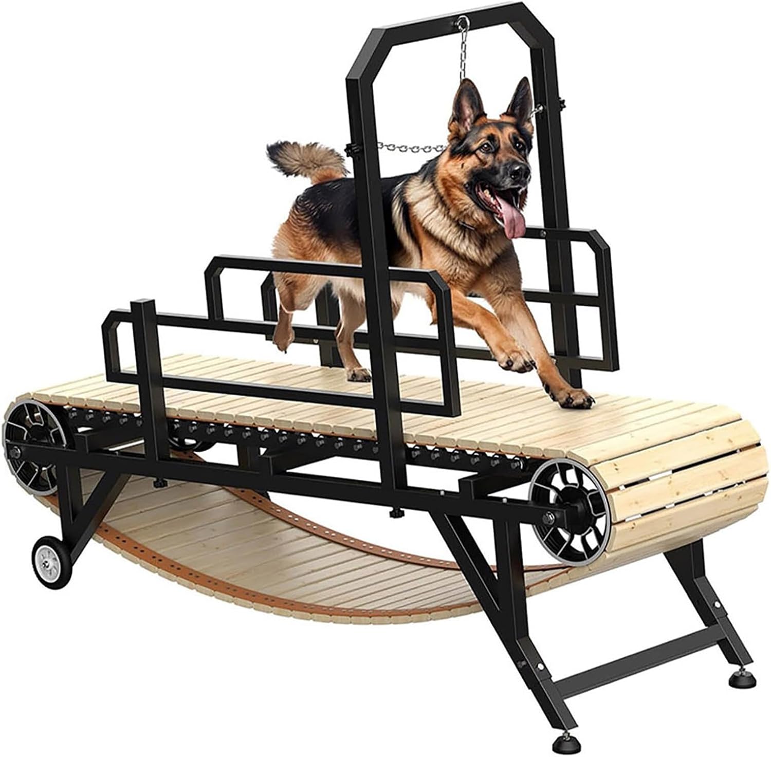 Dog Treadmill for Large/Medium Dogs,Dog Slatmill with Brake,Dog Slatmill for Healthy & Fit Dog Life, Dog Treadmill for Indoor & Outdoor,Treadmill for Dogs up to 330 lbs(Medium)